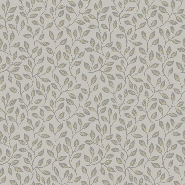 A-Street Prints Posey Beige Vines Paper Strippable Roll (Covers 56.4 sq ...