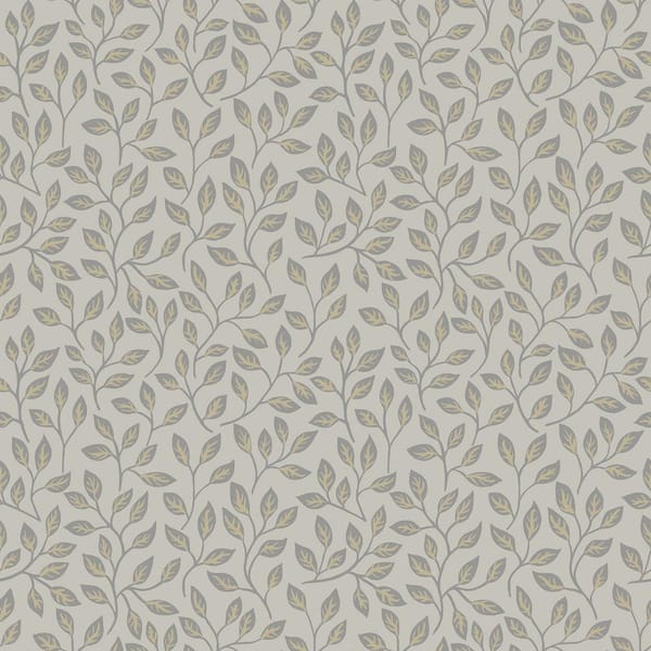 A-Street Prints Posey Beige Vines Wallpaper Sample