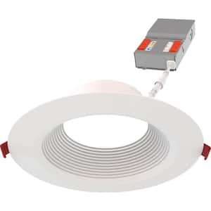 CS WF DREG B 6 in. Adjustable Lumen and CCT Canless IC Rated Dimmable Integrated LED Recessed Light Trim