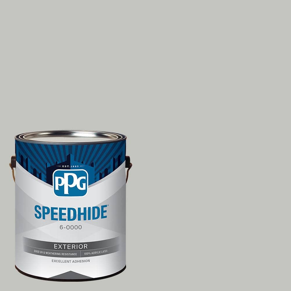 SPEEDHIDE 1 gal. PPG09972 Felted Wool SemiGloss Exterior Paint