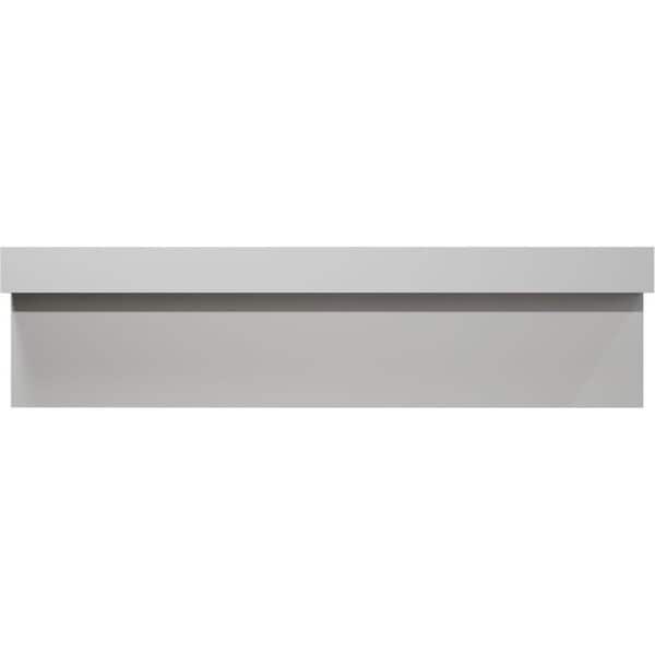 Royal Mouldings - 5262 9/16 in. x 1-1/8 in. x 8 ft. PVC Composite White Ply Cap Molding