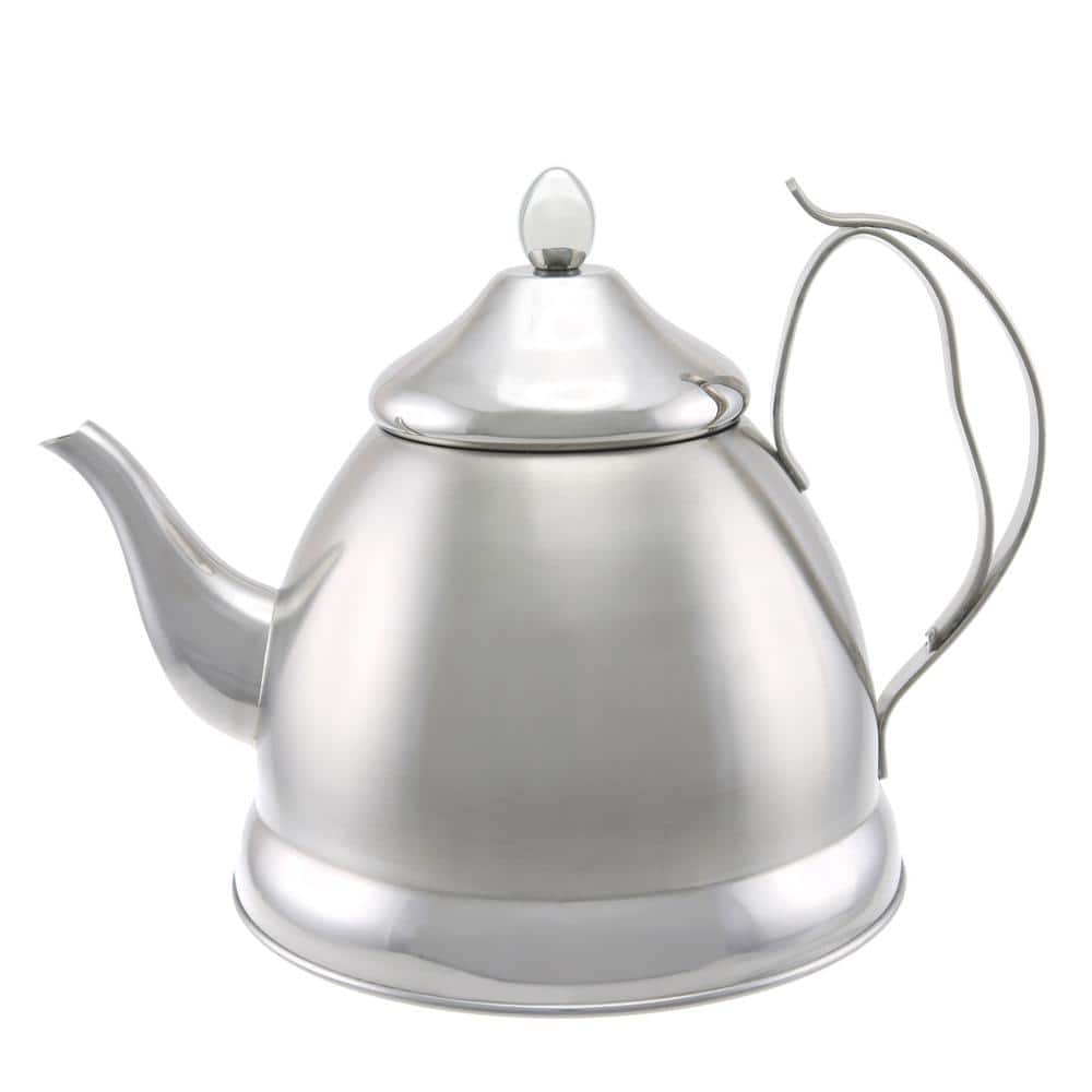 Stainless Steel Teapot Household Tea Infuser With Tea Strainer Kettle –  Kitchen Groups