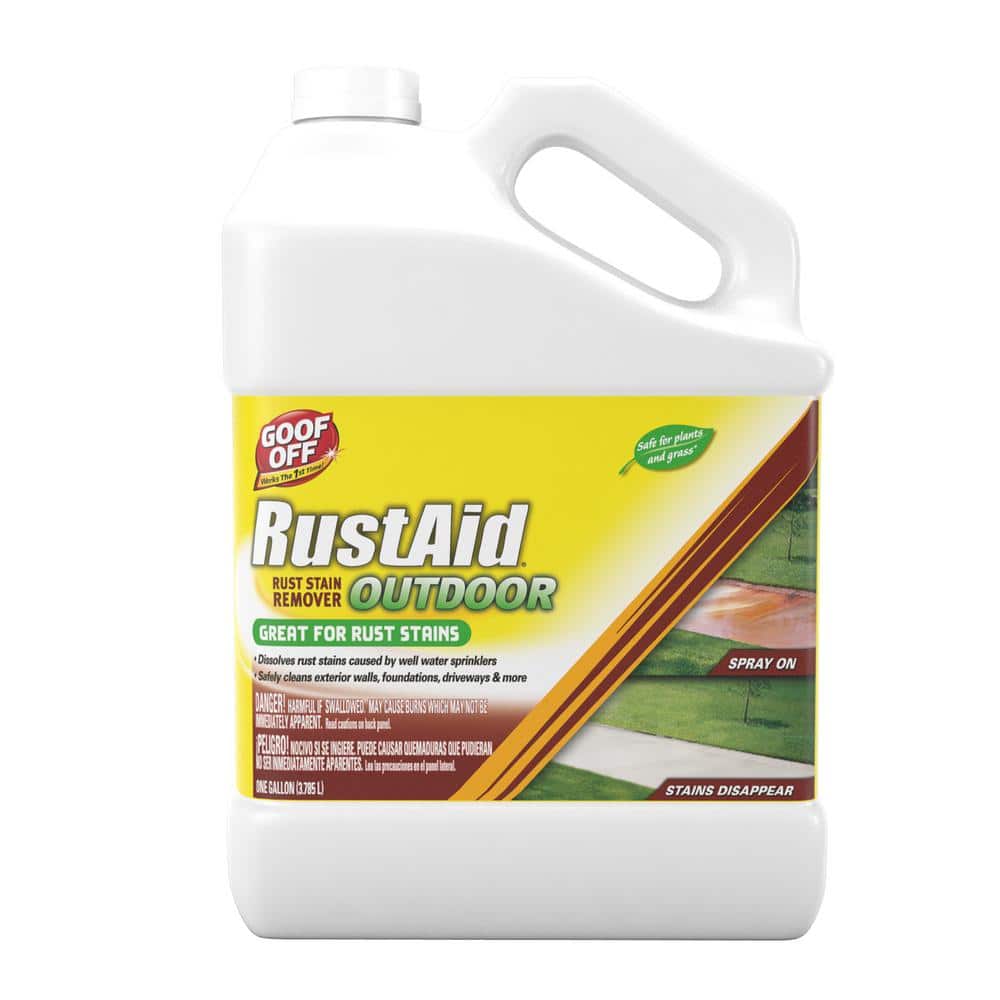 Goof Off 1 Gal. RustAid Outdoor Rust Stain Remover GSX00101 - The Home