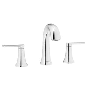 Corsham 8 in. Widespread Double Handle Bathroom Faucet in Polished Chrome