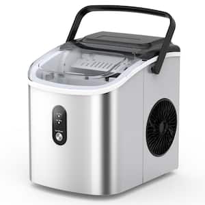 SIMZLIFE 8.74 in. 26. 5lb. /24H Bullet Ice Countertop