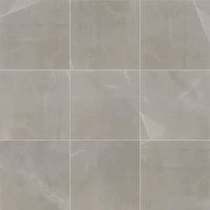Madison Celeste 24 in. x 24 in. Polished Porcelain Stone Look Floor and Wall Tile (16 sq. ft./Case)