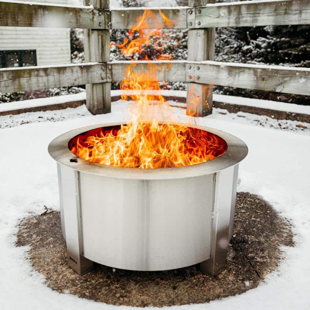 X Series 24 Stainless Steel Smokeless Wood Fire Pit