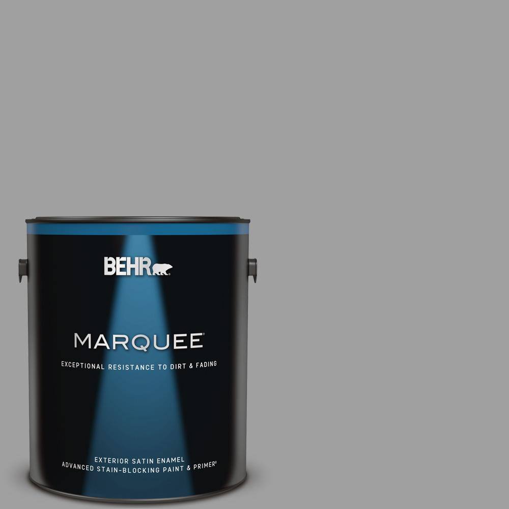 BEHR MARQUEE 1 gal. PPU2606 Elemental Gray Satin Enamel Exterior