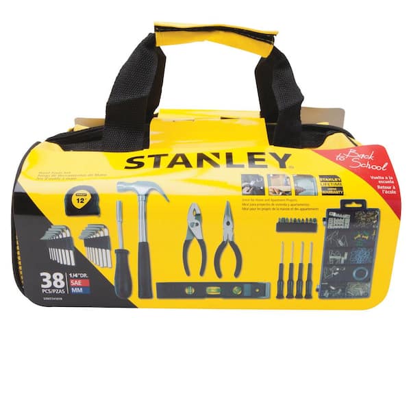 Stanley Homeowners Home (38-Piece) with The Tool Depot Bag Set - STMT74101