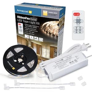 RibbonFlex Home 16 ft. LED Tunable White Tape Light Kit with Remote