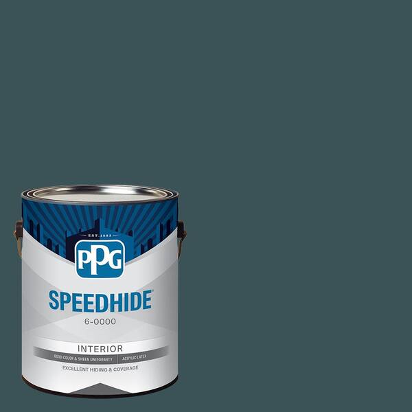 SPEEDHIDE 1 gal. PPG1034-7 Mountain Pine Satin Interior Paint