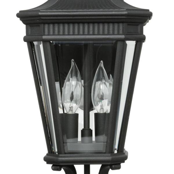 Generation Lighting Cotswold Lane 2-Light Black Outdoor 20.5