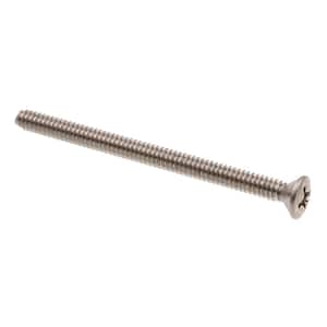 #6-32 x 2 in. Grade 18-8 Stainless Steel Phillips Drive Oval Head Machine Screws (20-Pack)