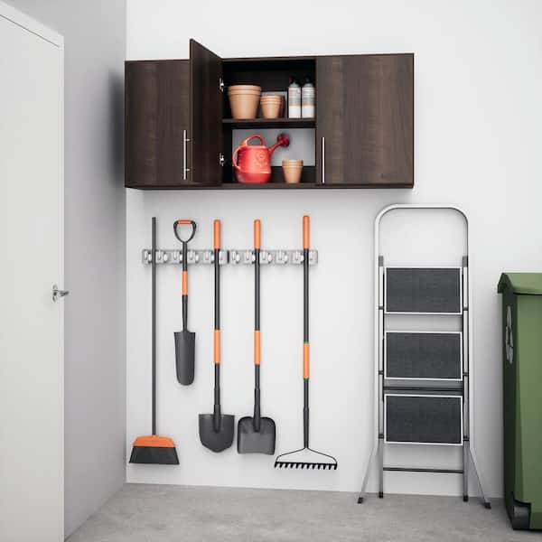Prepac Elite 54-in W x 24-in H Wood Composite Light Gray Wall-mount Utility Storage Cabinet