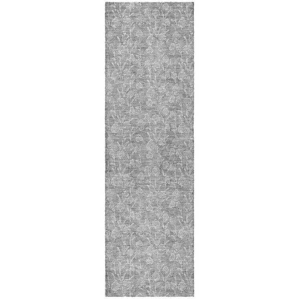 Dream Shag Premium Machine Washable Abstract ADS691 Denim 8 ft. x 10 ft. Area Rug