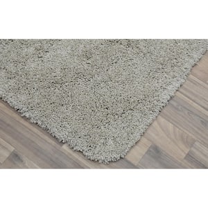 Serendipity Taupe 30 in. x 50 in. Washable Bathroom Accent Rug