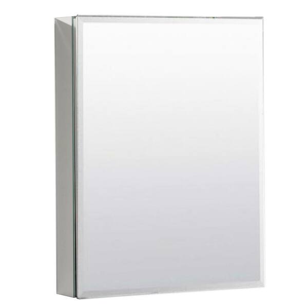 taholi 5 in. W x 26 in. H Large Rectangular Aluminum Framed Silver Wall Bathroom Vanity Mirror with 2 Adjustable Shelves