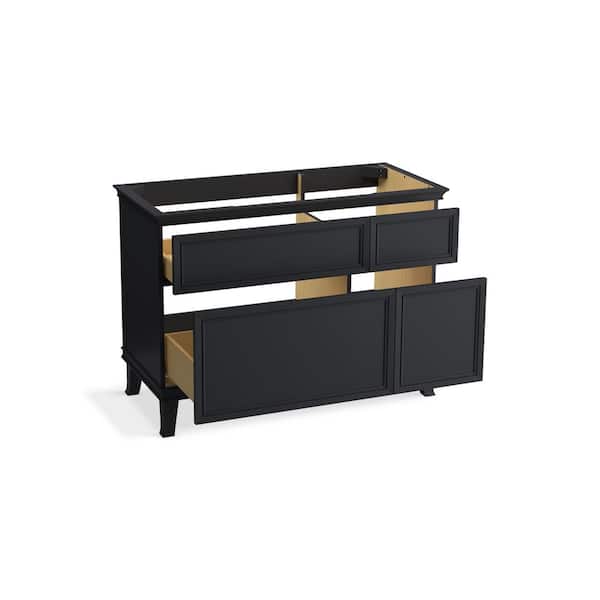 KOHLER Artifacts 48 in. x 21.89 in. D x 34.49 in. H Bath Vanity Cabinet without Top in Slate Grey