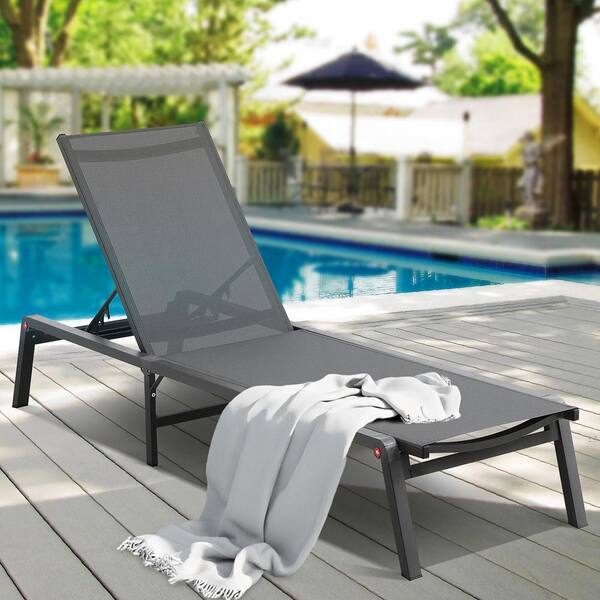 テーブル・チェア・ハンモック Backside Summit Design 2second2plate2 Siavonce Outdoor Chaise Lounge Set of 2 Patio Recliner