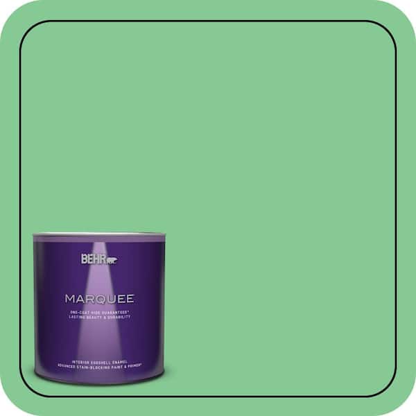 BEHR MARQUEE 1 qt. #P400-4 Good Luck Eggshell Enamel Interior Paint & Primer