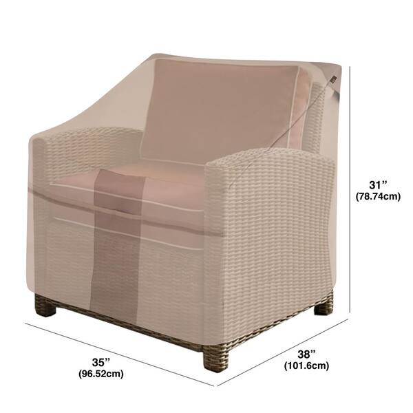 Modern Leisure Monterey Water Resistant Outdoor Patio Lounge Chair Cover 35 In W X 38 D 31 H Beige 2902 The Home Depot Modern Leisure Monterey Water Resistant, Outdoor Wicker Chair Covers