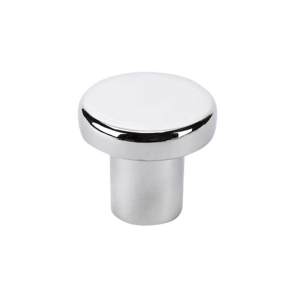 Italian Designs Collection 1 in. Chrome Round Cabinet Knob