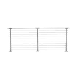12 ft. Deck Cable Railing, Grey