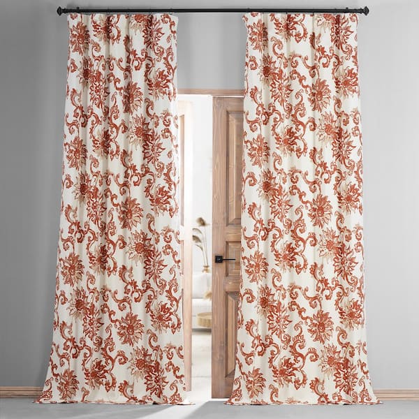 Room Darkening Curtains Words Printed Blackout Curtain Drape for Bedroom 1 Panel 