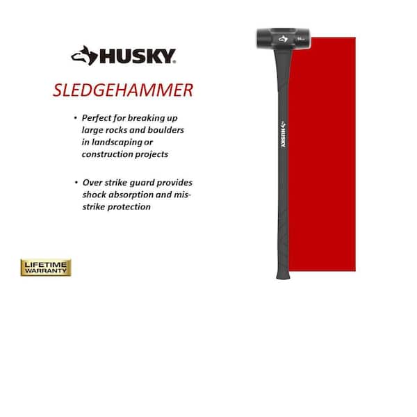 Husky 16 lb. Sledgehammer with 34 in. Fiberglass Handle HD-SF16LB