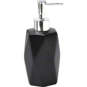 Diamond Freestanding Hand Soap and Lotion Dispenser Black