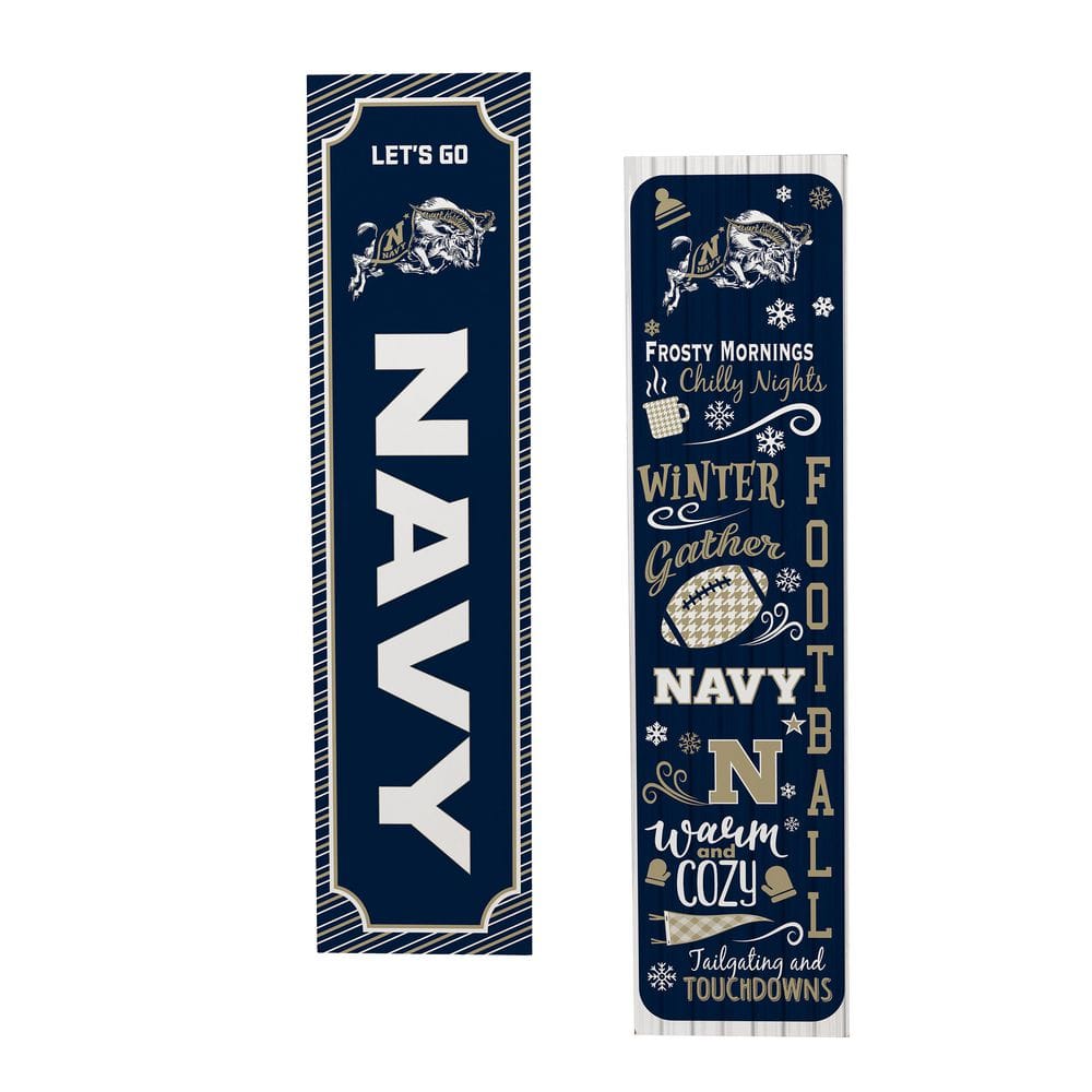 47 in. Double Sided Leaner Porch Sign, US Naval Academy, Winter Seasonal price history on PriceWatchPro