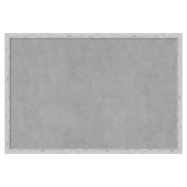Amanti Art Imprint Silver 25 in. x 17 in Framed Magnetic Board