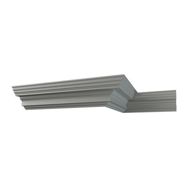 Ekena Millwork Domingo 9.625 in. D x 9.375 in. W x 12 in. L Polyurethane Crown Moulding Sample