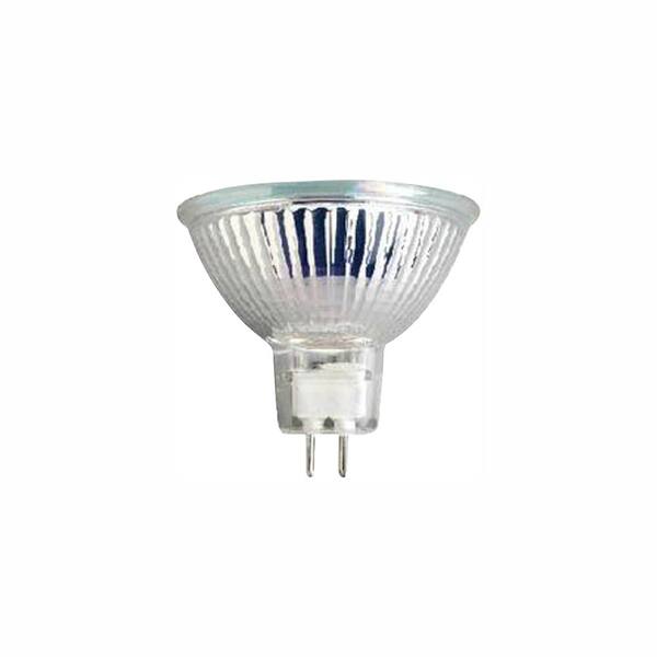 TriGlow 50-Watt MR16 with Cover 38-Degree Beam Angle Clear Halogen Light Bulbs (50-Pack)
