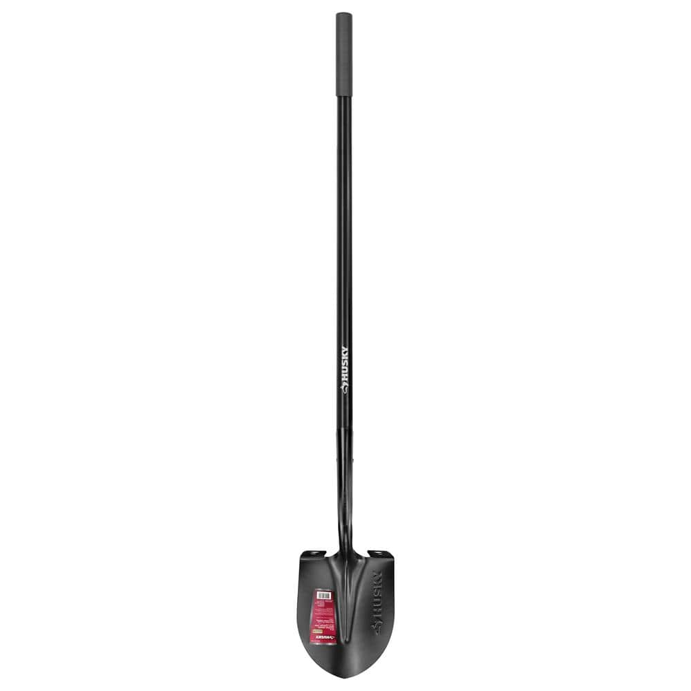 47 in. L Fiberglass Handle Carbon Steel Digging Shovel with Grip