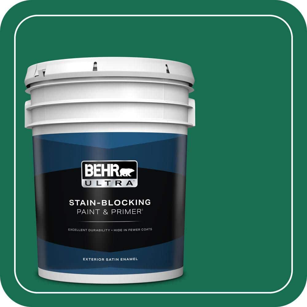 5 gal. #S-H-470 Precious Emerald Satin Enamel Exterior Paint & Primer price history on PriceWatchPro