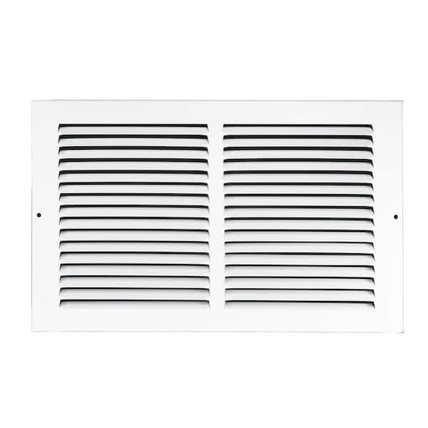 Venti Air 14 in. W x 6 in. H White Baseboard Return Grille