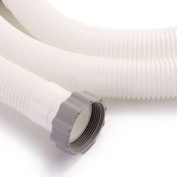Swimming Pool Commercial Grade Vacuum Hose 1.25-15ft Length with Swivel End 