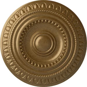 15 3/4"OD X 1 7/8"P Chester Ceiling Medallion (Fits Canopies Up To 2 1/4"), Hand-Painted Gobi Desert