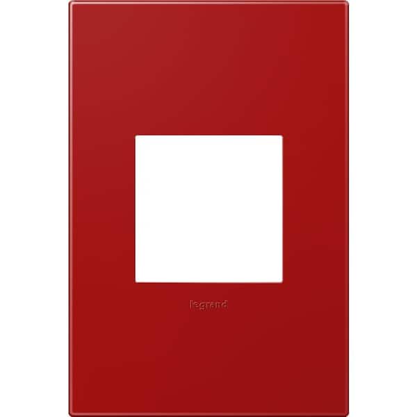 Legrand adorne 1 Gang Decorator/Rocker Wall Plate, Cherry (1-Pack)