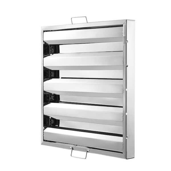 18 in. Convertible Ducted Wall Mounted Downdraft System in Stainless Steel Range Hood,Hood Filter Range Hood Baffle