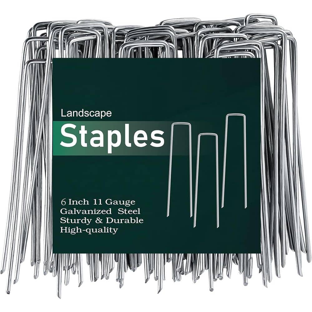 11 Gauge 1.5 in. Hot-dip Galvanized Landscape Staples 50 Pack for Plant Cover Stakes and Weed Barrier Fabric price history on PriceWatchPro