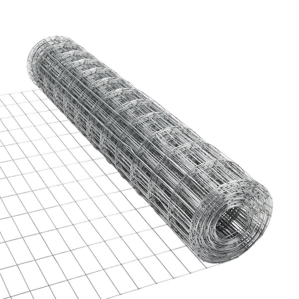 Everbilt 4 ft. x 50 ft. 14-Gauge Galvanized Steel Welded Wire Garden Fencing