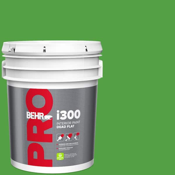 5 gal. #S-G-440 Green Acres Dead Flat Interior Paint