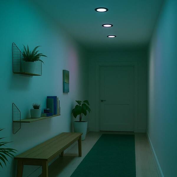 LIFX 6 in. SuperColor Adjustable Smart Canless Deep Baffle