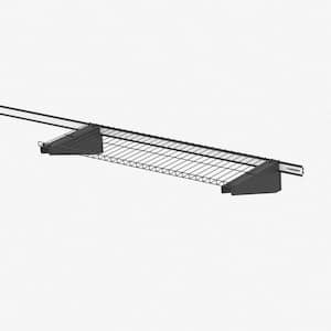 28 in. Wire Shelf for Garage Slat Wall and Track Systems