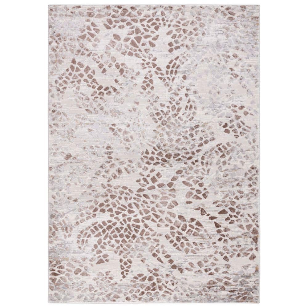 Palma 9 ft. x 12 ft. Beige/Brown Distressed Abstract Area Rug price history on PriceWatchPro