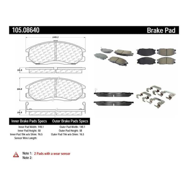 Centric Parts Disc Brake Pad Set