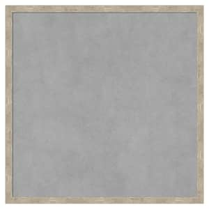 Imprint Pewter 21 in. x 21 in Framed Magnetic Board