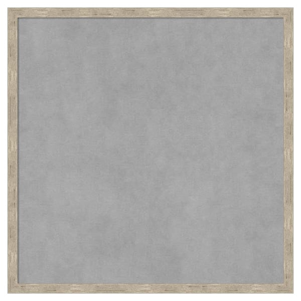 Amanti Art Imprint Pewter 21 in. x 21 in Framed Magnetic Board